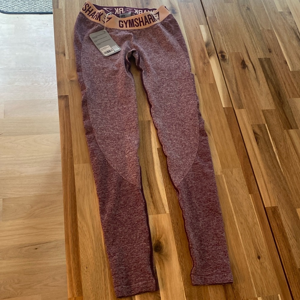 Gymshark flex legging dark ruby/blush